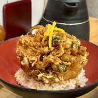 手打ち蕎麦 欅 - 小海老のかき揚げ丼とせいろのセット