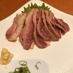 炭匠きしもと - 鴨肉のタタキ