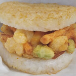 モスバーガー - 料理写真:モスライスバーガー海鮮かきあげ(塩だれ)