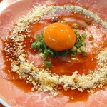 焼肉の殿堂 キヨミズホール - レアロースユッケ