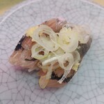 天下寿司 - アジ(2025年7月6日)