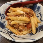 金町製麺 - ペンネの自家製ボロネーゼ　400円