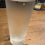 豚骨 蒼翔 - お水は置いてありました。