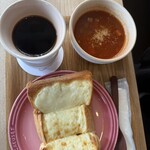 shugasupottokohi - 奶酪吐司套餐 1400日元