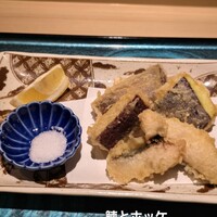 札幌 鮨 よこ田 - お芋が甘くて茄子はとろけました