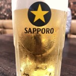 牛たん料理 閣 - ビールはサッポロ