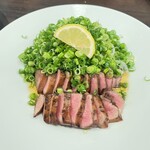 牛たん料理 閣 電力ビル店 - 牛たんのタタキ