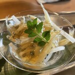 湖里庵 - 氷魚の土佐酢ジュレ和え