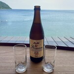 湖里庵 - 冷蔵庫に用意されているビール
