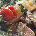 山の茶屋 楽水 - ドライトマト・生姜・グルテンミート
