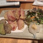 たぬきの里 - 雲仙ハムの天ぷら