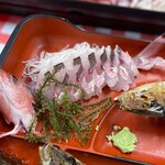 沖鮮市場 - 料理写真:沖鮮市場(グルクン刺身)