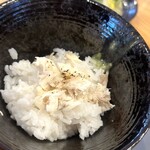 らーめん 八芯 - 追い飯　鯛ほぐしみごはん