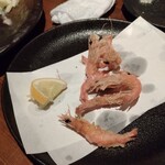 大黒堂 - 四万十川カワエビ　　少し食べてます