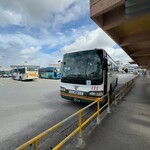 笑味の店 - 名護バスターミナルに到着