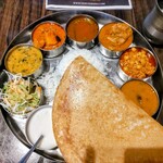 ヴェヌス サウス インディアン ダイニング 御徒町店 - 平日 Ｃセット ドーサ 1200円 2025/7