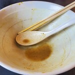 極濃湯麺 フタツメ - 美味しかったカレー味のタンメン