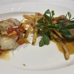 本格イタリアンレストラン Bel e Moco - 肉と魚も1/2づつシェア