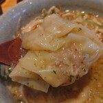 らーめん め組 - ワンタン