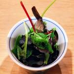 潮騒料理 亢 - 有機野菜のサラダ