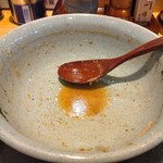 らーめん め組 - 完飲です（笑）