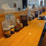 らーめん め組 - カウンター席