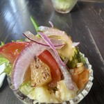 慈雨 - ドレッシングがとっても美味しいサラダ