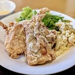 そうか食堂 - ソースが選べるザンギ定食（4個）