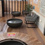 丸池製麺所 - 丸池製麺所から1分ほどにある道の駅いたの 足湯＆お野菜、果物が安い