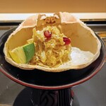 銀座 蟹 あかつき - 蟹味噌和え