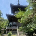 丸池製麺所 - 桜の時期になると、桜とのコラボが綺麗らしぃ。