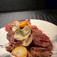 ドライエージング(乾燥熟成）のLボーンステーキ