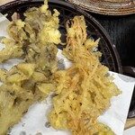 蕎麦 こばやし - きのこ天麩羅盛