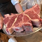 Trattoria Da KENZO - Tボーンステーキ¥26000/1キロ