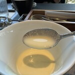 Ristorante ggg - コーンスープは粗漉し