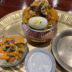 ネパール・インド料理の専門店 ナマステネパール - チキンビリヤニセット 1,000円