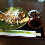 不動茶屋 - 三角揚げのてりやき