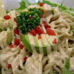 にぼshin. - 期間限定『紀州梅とアボガドの塩そば～煮干風味～』　\750円