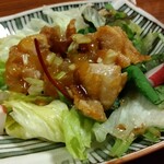 山家 - ⑥油淋鶏の甘辛煮