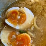 札幌つけ麺 札幌ラーメン 風来堂 - 塩茹で半熟玉子です♪