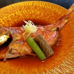 福松荘 - 丸ごと金目鯛の煮付け