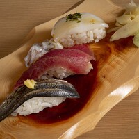 寿司三種盛り合わせ