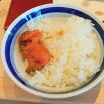 てんぷら 一代 - めかぶ明太子ごはん (2025.07.07)