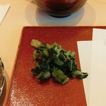 てんぷら 一代 - お漬物(高菜) (2025.07.07)