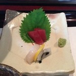 風月本店 - 刺身はちょっとさみしいな