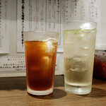 オイシイカレー - 水出しマサラティー、パクチーサワー