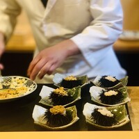 鮨駒 - ① 岩手広野町産ムラサキ雲丹小丼