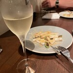 テツイタ - アオリイカとスパークリングワイン