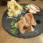 Sapporo Cheese House Mero. - 3種の前菜盛り合わせ二人分