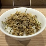 中華そば みかわ - ■貝ごはん(小)¥180